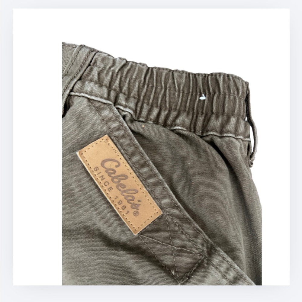 Cabela's Olive Green Cargo Shorts - Picture 4 of 4